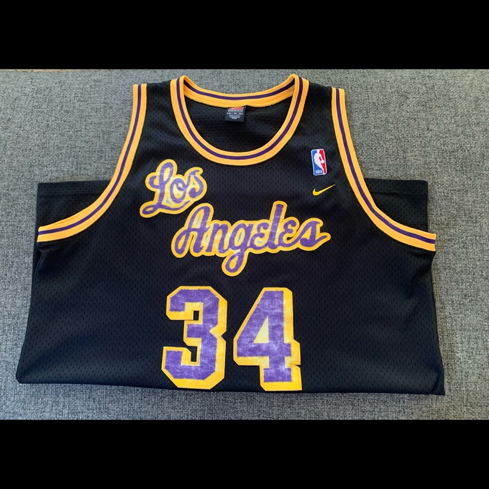 Los Angeles Lakers Jersey Hollywood Nights Nike Rewind Size XL Authentic NBA